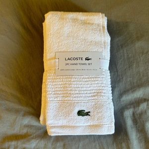 Lacoste 2pcs Hand Towel